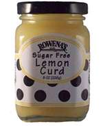 Sugar-Free Lemon Curd Sauce/Topping - Deliciously Tart and Tasty! 8 oz Jar