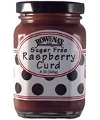 Sugar-Free Raspberry Curd Sauce/Topping - Delicious, Creamy and Seedless, 8 oz Jar