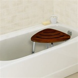 Solid Teakwood Shower Corner Bench