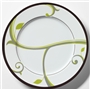 LIFE-Style Portion Control Plate, Porcelain China - Slightly Irregular